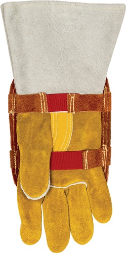 Handschutz Rindspaltleder m.alumisiertem PFR Schutz WELDAS