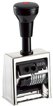 REINER Paginierstempel B6 200300-011 6Räder verchromt/sw