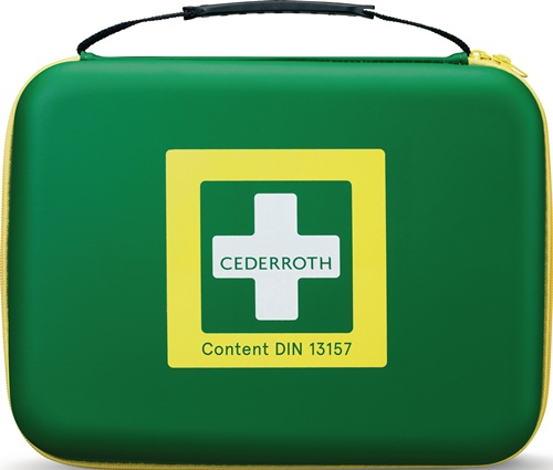 Erste-Hilfe-Tasche B310xH247xT80ca.mm grün CEDERROTH