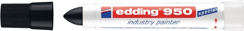 Industrie-Pastenmarker 950 schwarz Strich-B.10mm Rundspitze EDDING