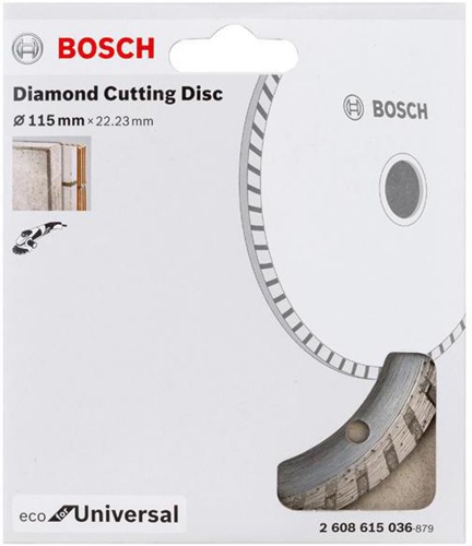 Bosch Diamanttrennscheibe Turbo Eco For Universal 7 mm 