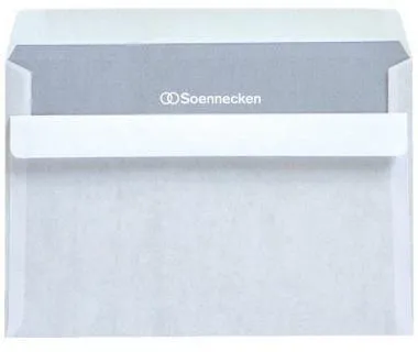 Soennecken Briefhülle 2905 C6 75g oF sk hf weiß 1.000 St./Pack.