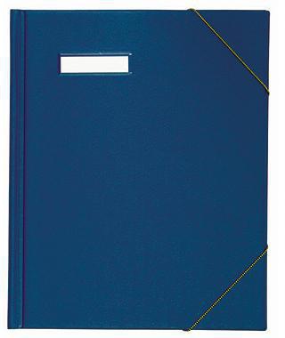ELBA Umlaufmappe colors 100420821 DIN A4 PVC Eckspanngummi blau