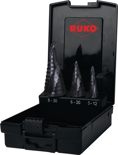 Stufenbohrersatz ULTIMATECUT D.5-12/6-20/8-30mm HSS Spiralnut