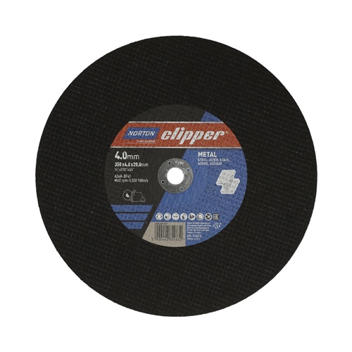 Trennscheibe D350x4,0mm Typ 41 Metall Bohr.20mm NORTON CLIPPER