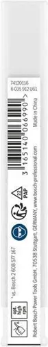 Bosch Metallbohrer PRO Metal Arbeits-L.56mm D.2mm L.86mm Typ N HSS-G 5St.
