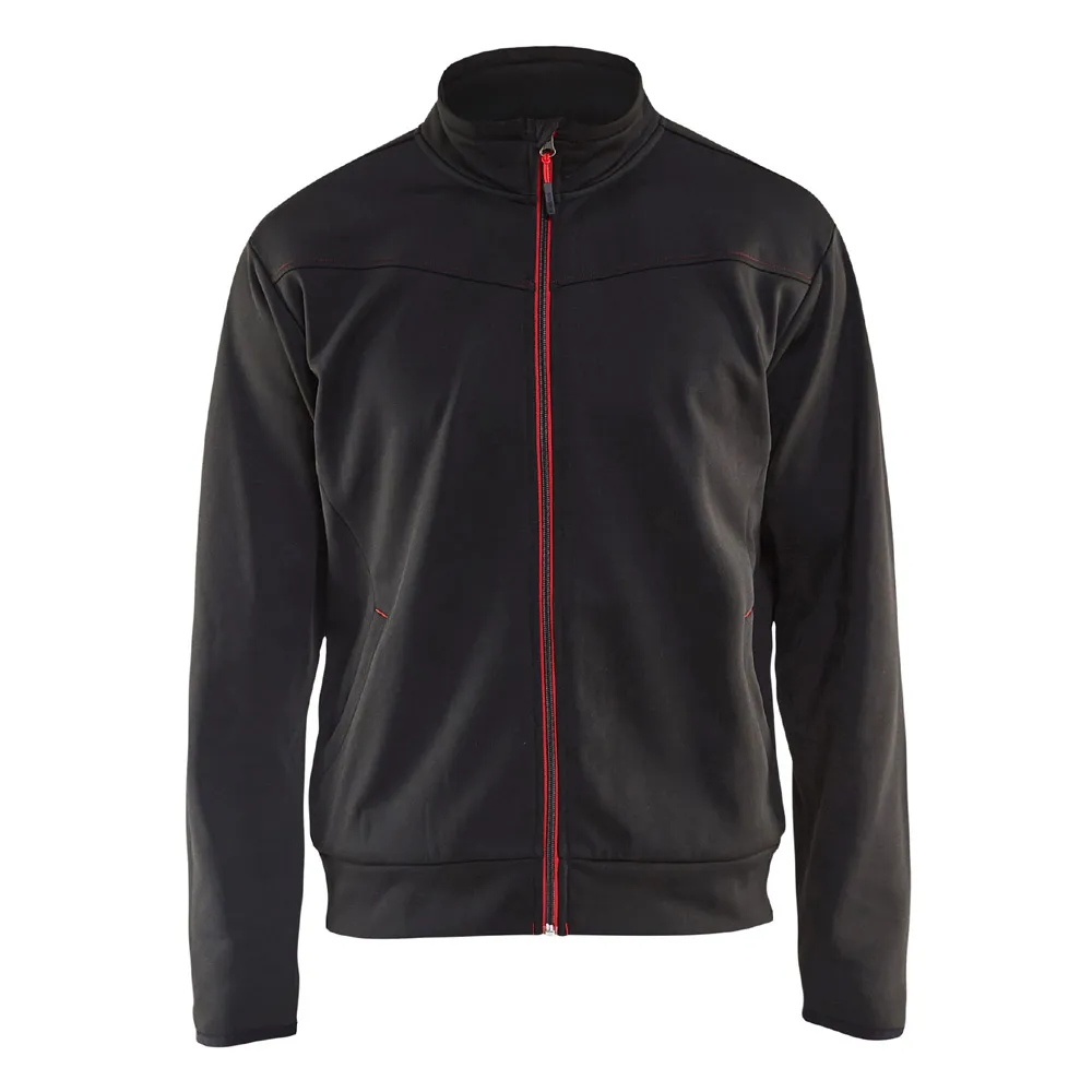 BLAKLÄDER Sweatjacke schwarz/rot (33622526)