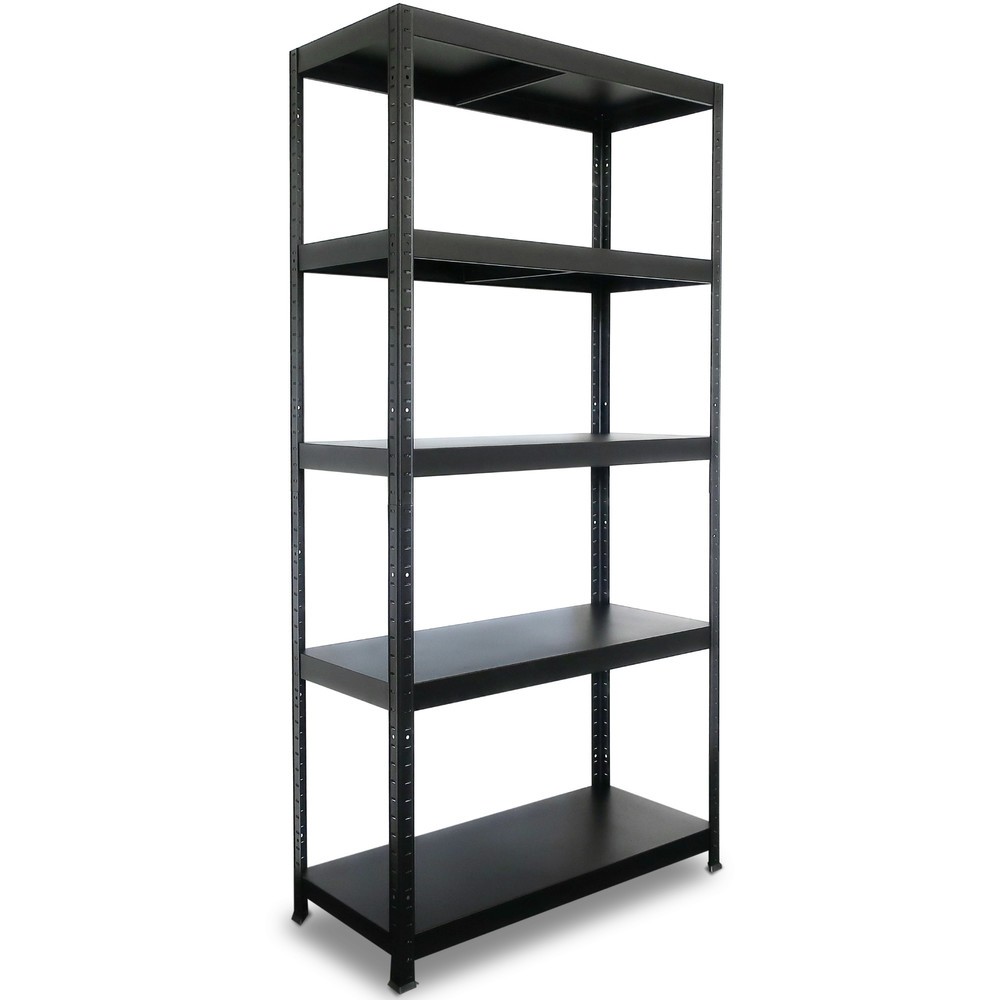 HEMMDAL Fachbodenregal schwarz, Fachlast 130 kg, HxBxT 1.800 x 900 x 400 mm
