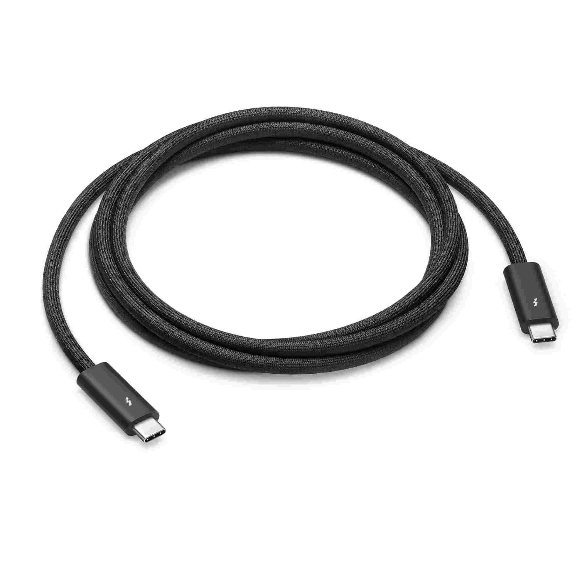 Apple Thunderbolt 4 Pro Kabel, Schwarz, 1,8m