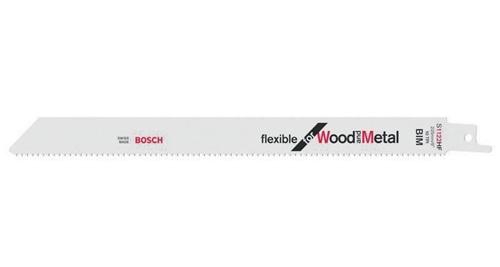 Bosch Säbelsägeblatt S 1122 HF L.225mm B.19mm TPI 10 2,5mm 100 St./Karte