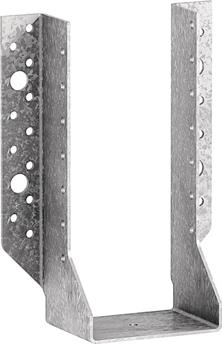 Balkenschuh 2 mm Stahl feuerverzinkt nach außen gebogene Schenkel SIMPSON STRONG TIE