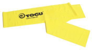 TOGU Theragymband Fitnessband 650023 gelb leicht 120cm