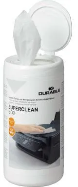 DURABLE Reinigungstuch SUPERCLEAN BOX 570802 100 St./Pack.