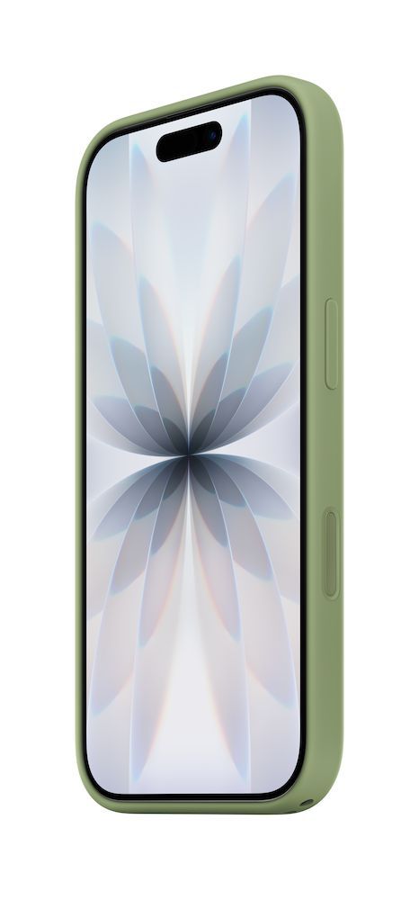 Apple iPhone 17 Silikon Case mit MagSafe, Hellmoosgrün