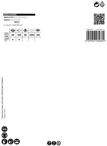 Bosch Lochsäge Expert Tough Material D.105mm Schnitttiefe 60mm
