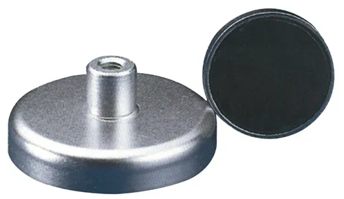 Magnetflachgreifer D.16xH11,5mm m.Gewindebuchse Haftkraft 18N