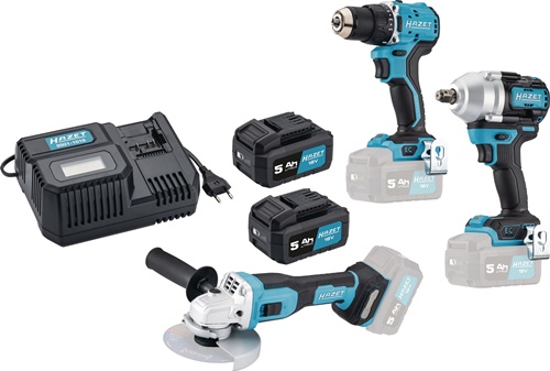 Akku-Bohrschrauber 9500P-1/6 18V 5Ah 1,5-13mm HAZET