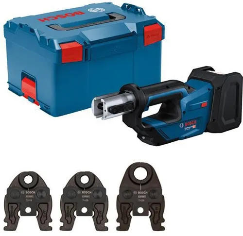 Bosch Akku-Presswerkzeug GPT 18V-19 o.Akku/m.Pressbacken-Kit KH L-BOXX 238