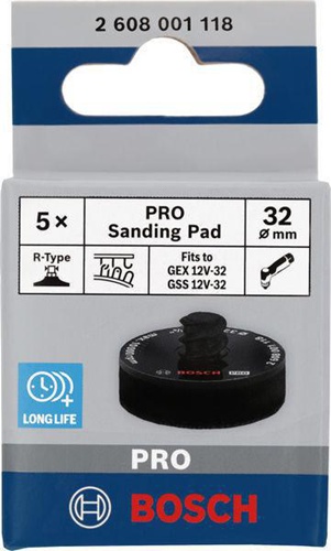 Bosch Schleifteller PRO mittel Klett 