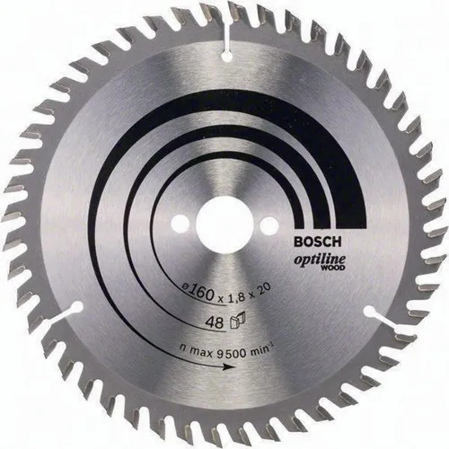 Bosch Kreissägeblatt PRO Wood AD 160mm Z.48 WZ Bohr.20mm Schnitt-B.1,8mm HM