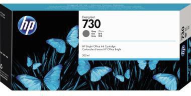 HP Tintenpatrone P2V72A Nr.730 300ml grau