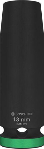 Bosch Steckschlüsseleinsatz PRO Impact 1/2Zoll SW13mm M8 tief Außen-D.18,8/19,5mm