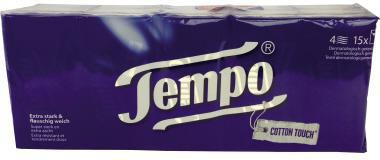 Tempo Taschentücher 650443 15x10 St./Pack.