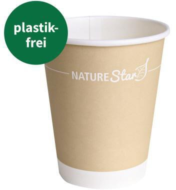 NATURE Star Kaffeebecher Only Paper 250ml 50 St./Pack.