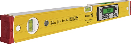 Elektronikwasserwaage TECH 196M DL Aluminium gelb ± 0,5 mm/m ± 0,5 mm/m STABILA