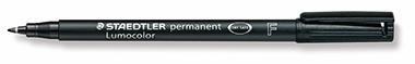 STAEDTLER Folienstift Lumocolor 318-9 0,6mm permanent schwarz