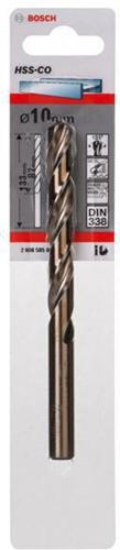 Bosch Metallbohrer HSS-Co DIN338 Arbeits-L.87mm D.10mm L.133mm