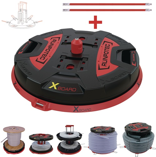 Kabelabroller XB 500 T D.500mm Trgf.800kg RUNPOTEC