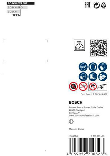 Bosch Diamanttrennscheibe EXPERT Hard Ceramic D.76mm Bohrung 10mm Schnitt-B.1,5mm