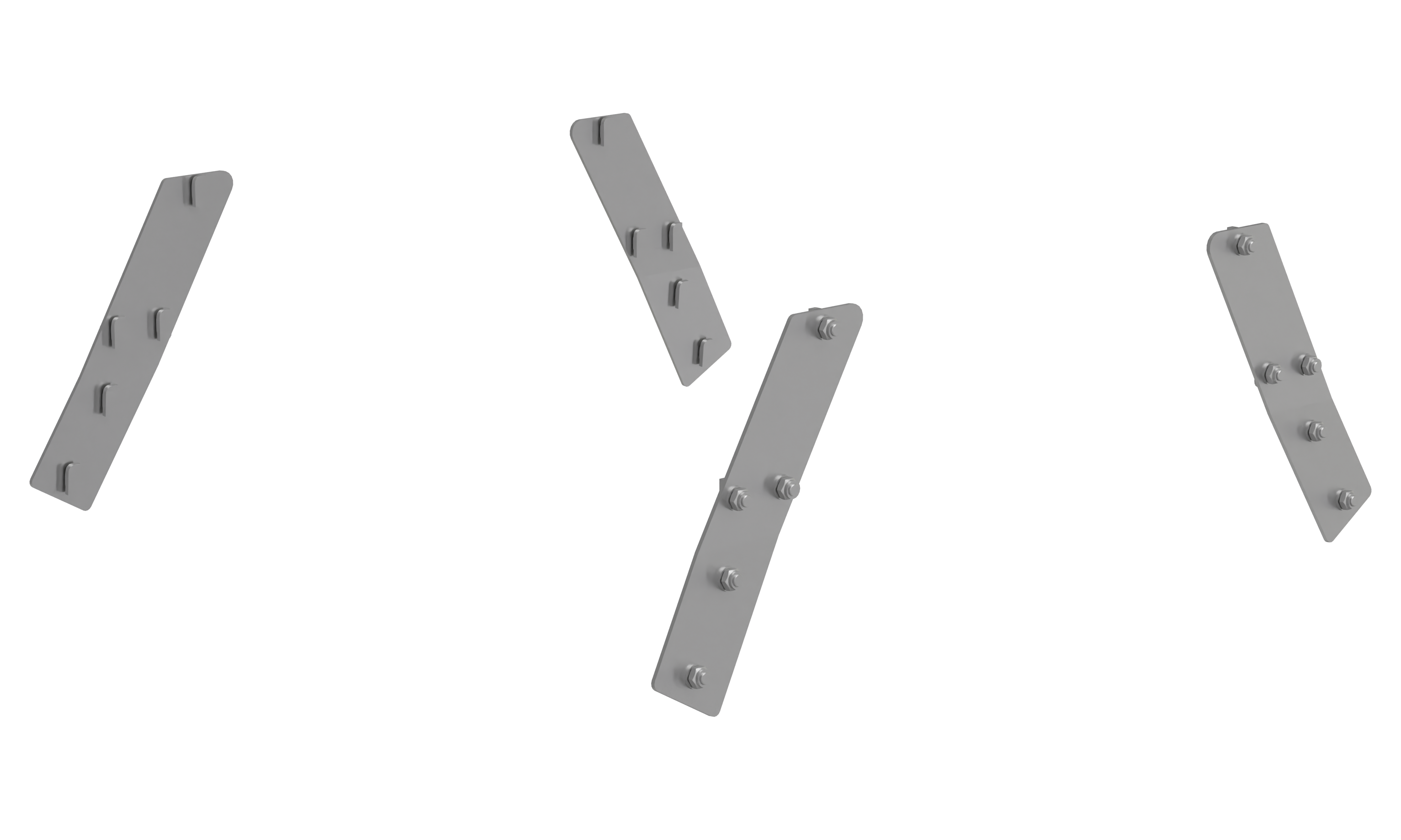 KRAUSE Knotenblech-Set für PDL beidseitig (VE4)