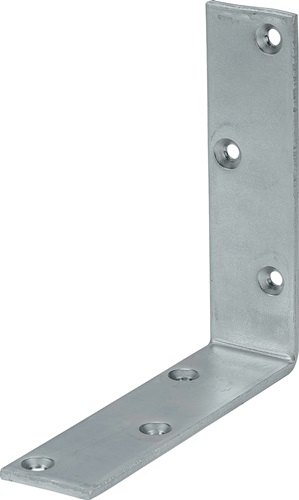 Balkenwinkel stark Stahl Stärke 5 mm blau verzinkt VORMANN
