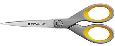 Westcott Schere Titanium Super E-30470 00 18cm grau/gelb