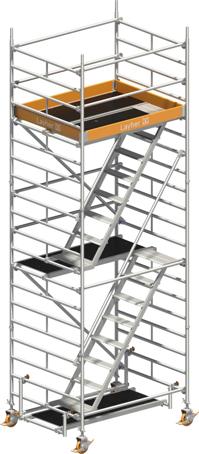 Layher Fahrgerüst Uni Komfort Typ: 4202 | SH: 4,20 m / AH: 6,20 m