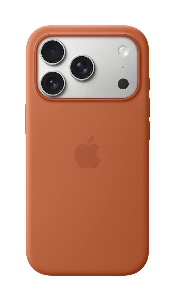 Apple iPhone 17 Pro Silikon Case mit MagSafe, Terracotta