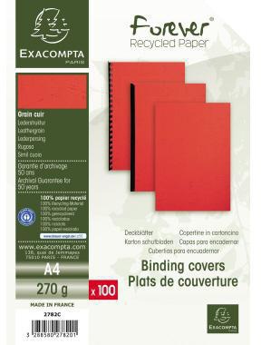 Exacompta Einbanddeckel Evercover 2782C A4 rot 100St.