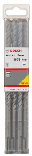 Bosch Hammerbohrer Arbeits-L.150mm D.10mm L.210mm SDS plus-3 10 St