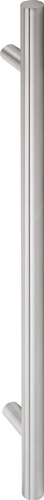 TECWERK Stoßgriff NW-610-2 VA Farb-Nr.60 A.400mm L.600mm B.30mm