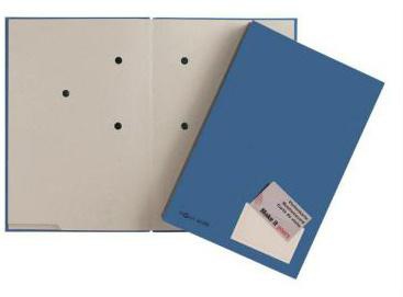 PAGNA Unterschriftsmappe 24205-02 20Fächer blau
