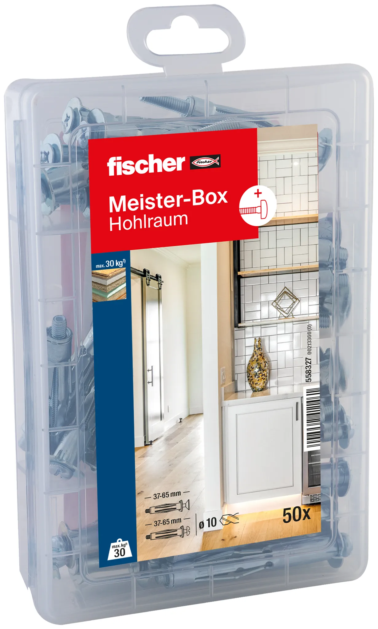 fischer Meister-Box Hohlraum + Schraube (50 Teile)
