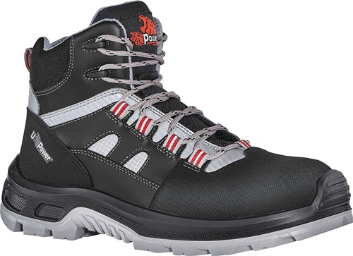 Sicherheitsstiefel Cross Gr.42 W.11 schwarz/grau/rot S3S FO SR EN ISO 20345:2022