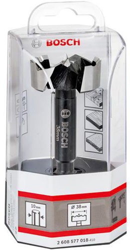 Bosch Forstnerbohrer DIN 7483G D.38mm L.90mm toothed edge Schaft-D.10mm