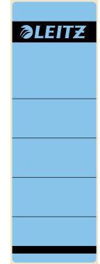 Leitz Ordneretikett 16420035 kurz/breit Papier blau 10 St./Pack.