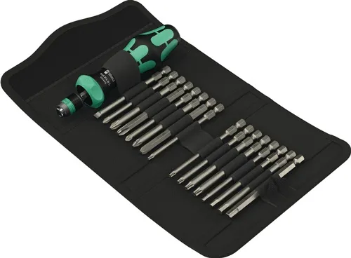 Schraubendrehersatz Kraftform Kompakt 60 RA-R 1 17-tlg.m.Wechselkl.WERA