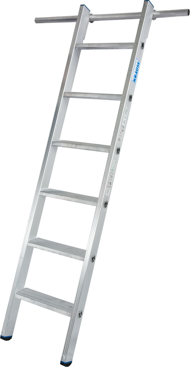 Krause STABILO Stufen-RegalLeiter für Rundrohr-Schienenanlage einhängbar 1x6 Stufen