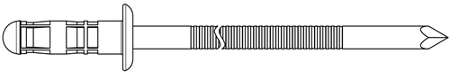 Blindniet PolyBulb® Nietschaft dxl 4,8x16mm Alu./STA 250 St.GESIPA