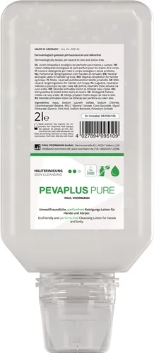 Handreinigung PEVAPLUS PURE 2l unparfümiert Softflasche PAUL VOORMANN